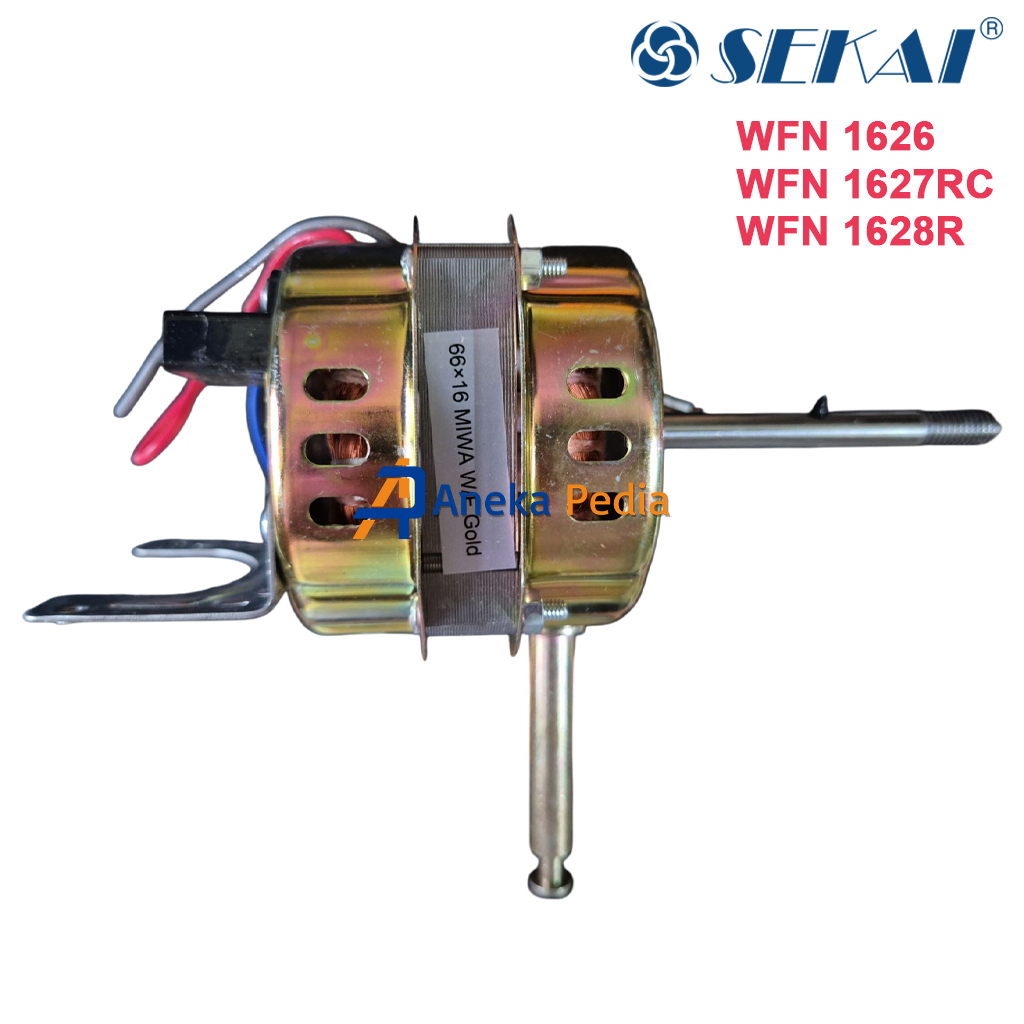 DINAMO SEKAI WFN 1626 1627RC 1628R DINDING Mesin Motor Kipas Angin WALL Fan Tembok 16 INCH 1627 RC 1