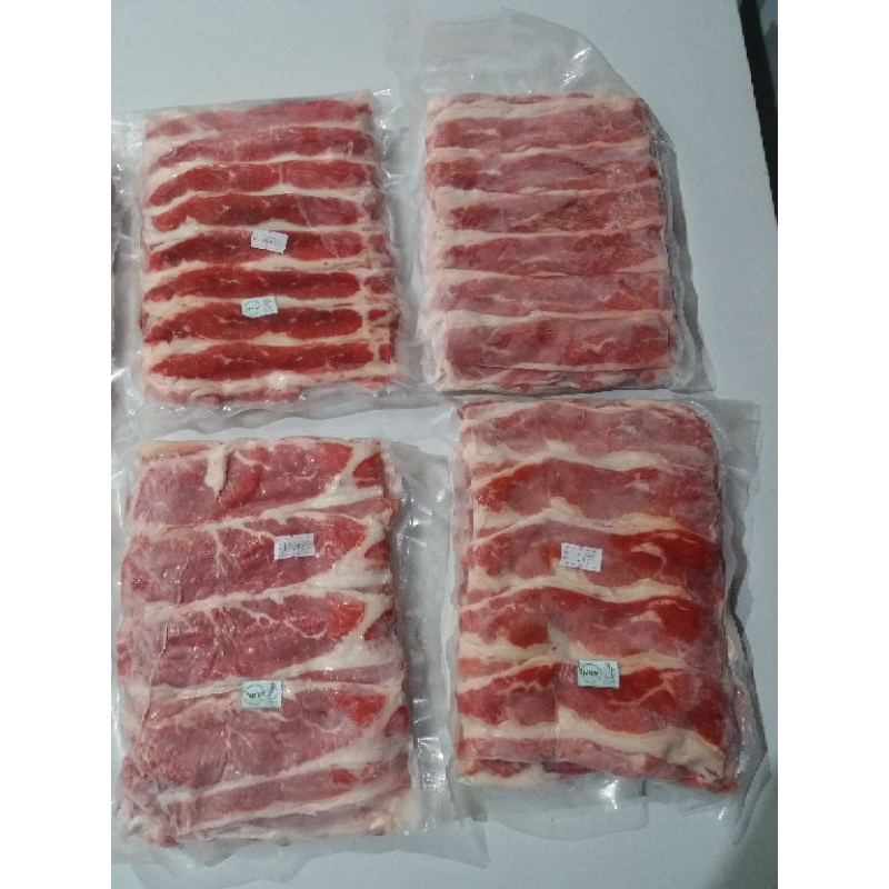 

US Shortplate daging sapi slice