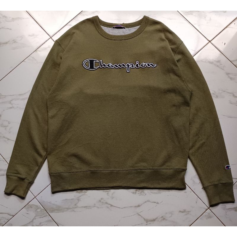 crewneck Champion USA logo bordir