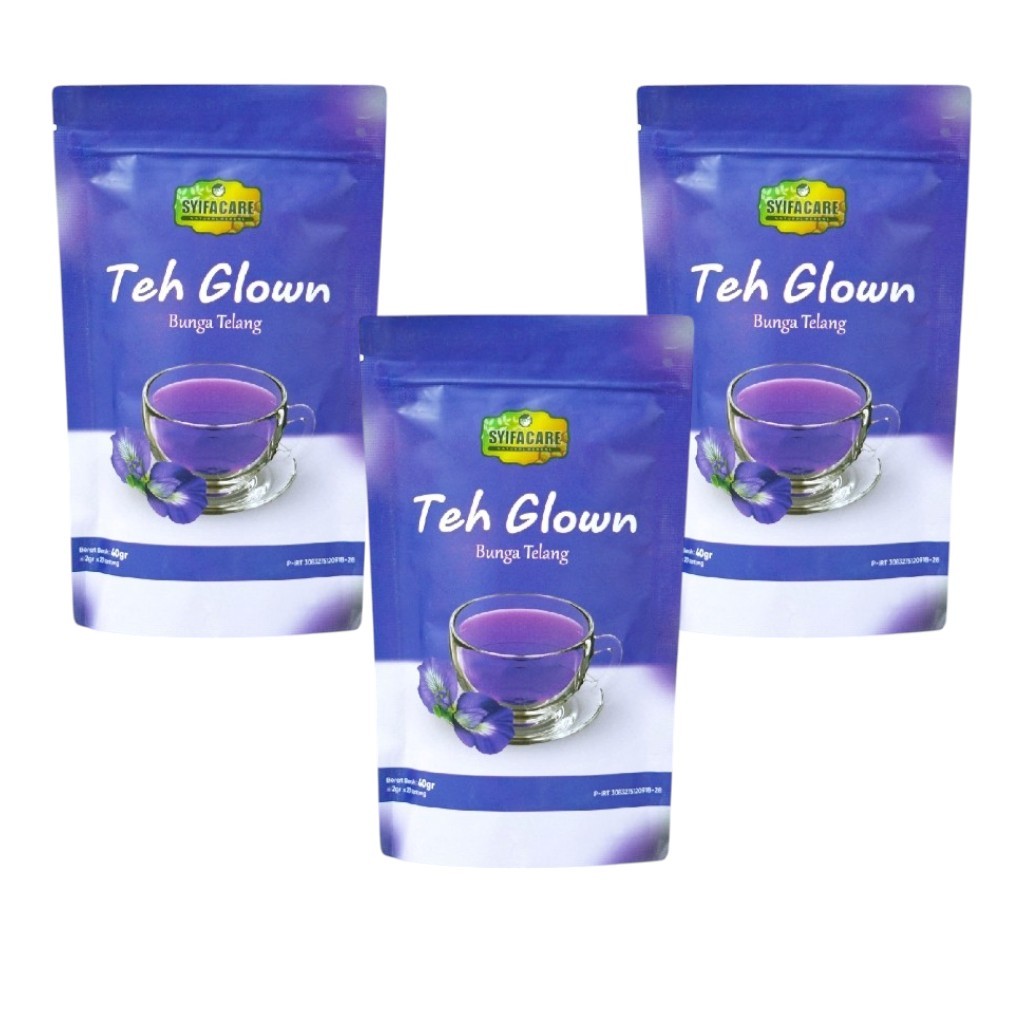 

3 PCS Teh Glown Bunga Telang SYIFACARE 40 gr