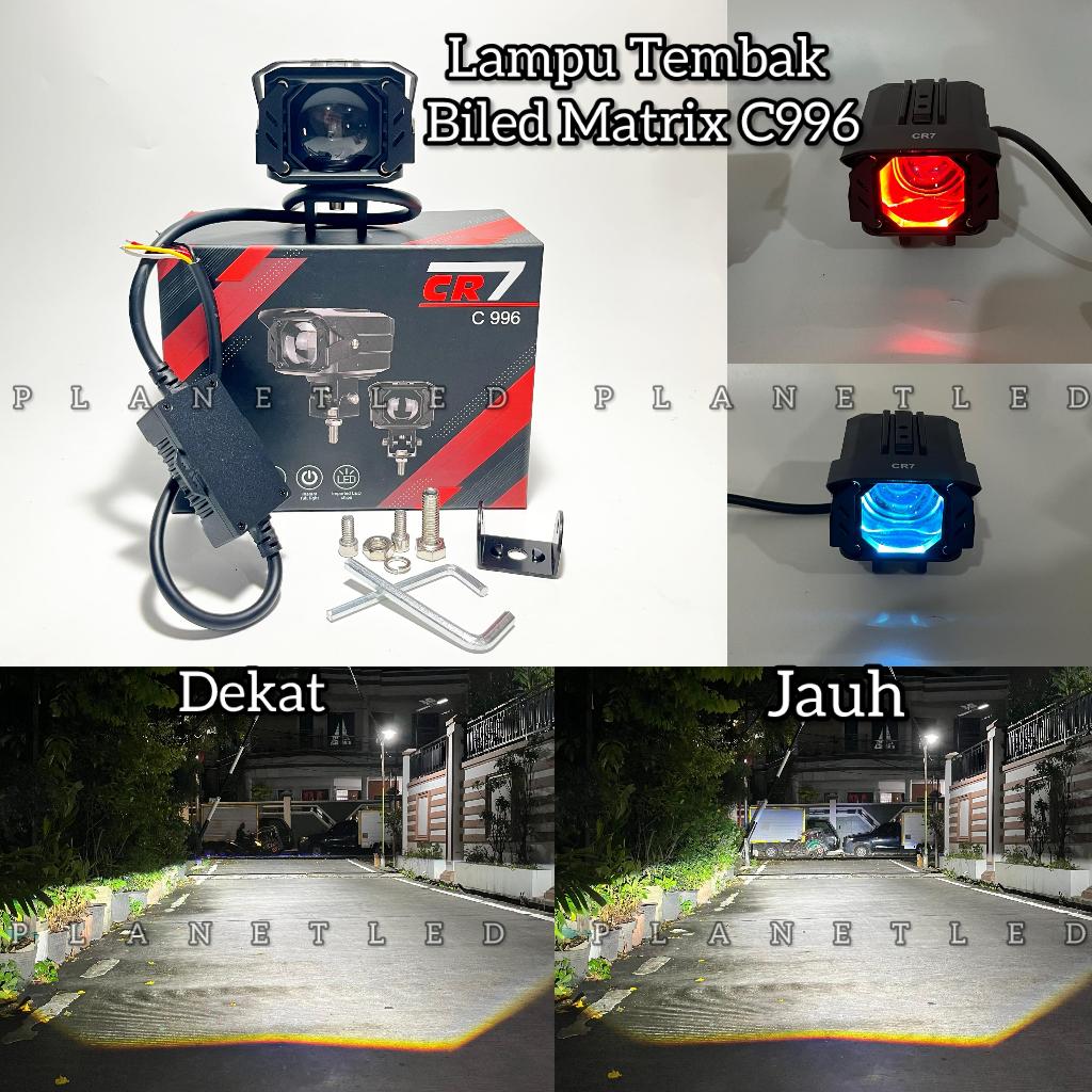 Lampu Tembak Biled Matrix High Low CR7 C996 Original