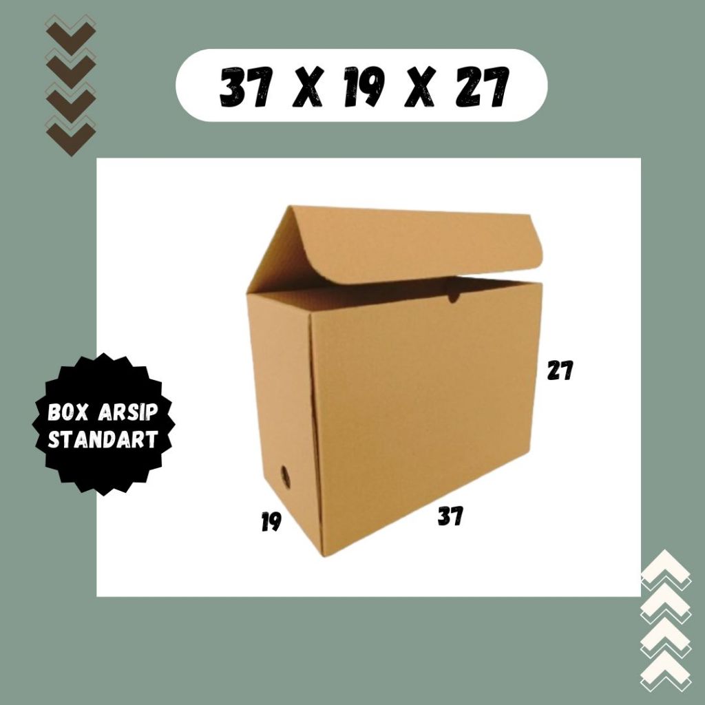 

Box Arsip Standart 37x19x27 Coklat Polos Kardus Arsip Packing/polos/Arsip/File/filebox/arsipbox/ box Dokumen