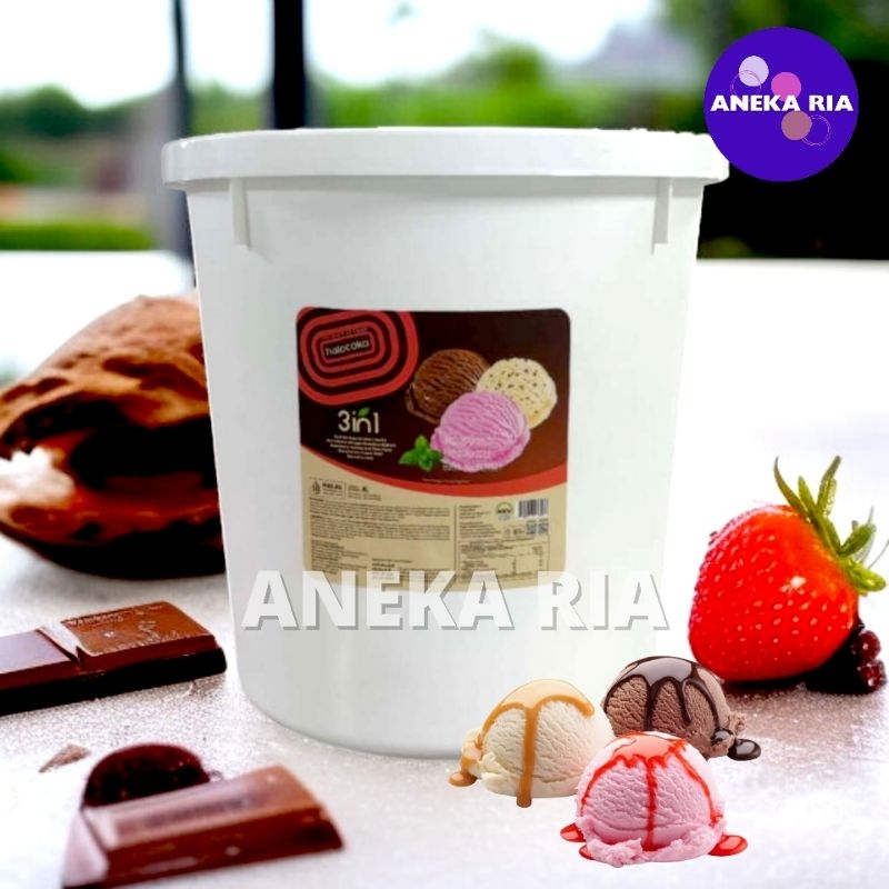 

Halocoko Es Krim 3in1 8 Liter With Biscuit Crumbs