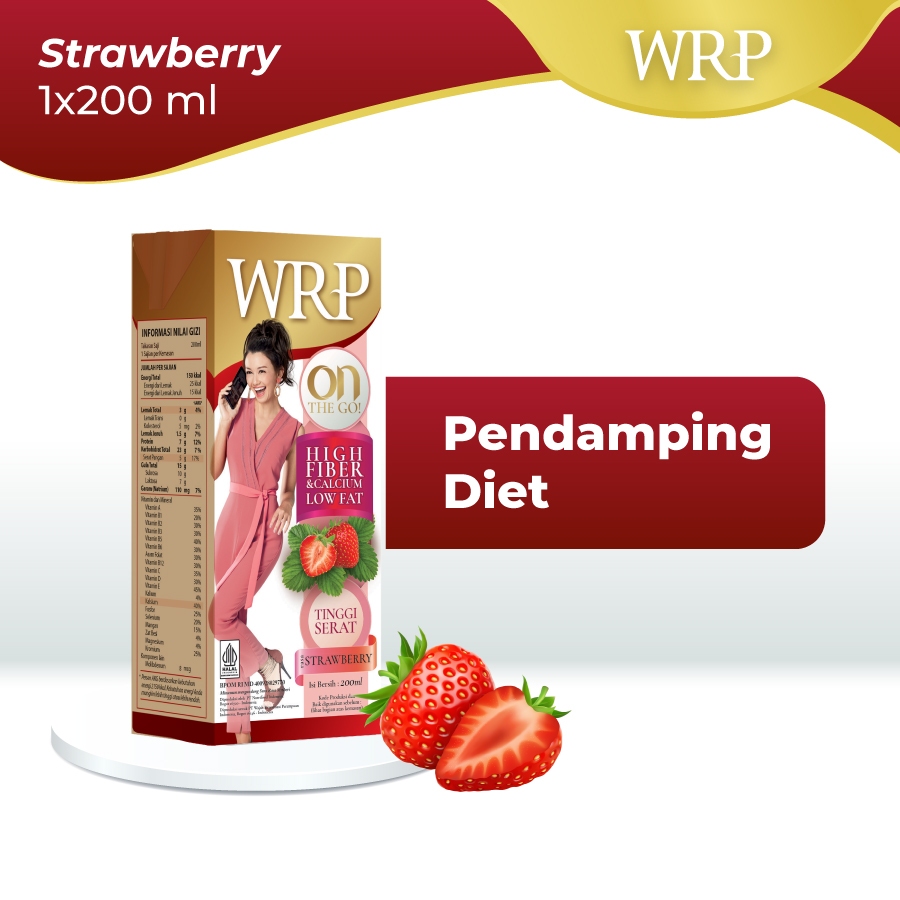 

WRP On The Go Strawberry 200ml - Pendamping Diet(Flash Sale)