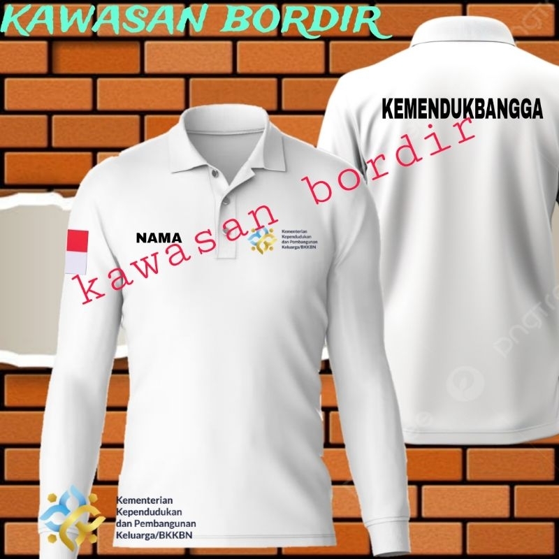 polo shirt KEMENDUKBANGGA BKKBN kaos KEMENDUKBANGGA seragam KEMENDUKBANGGA BKKBN baju KEMENDUKBANGGA