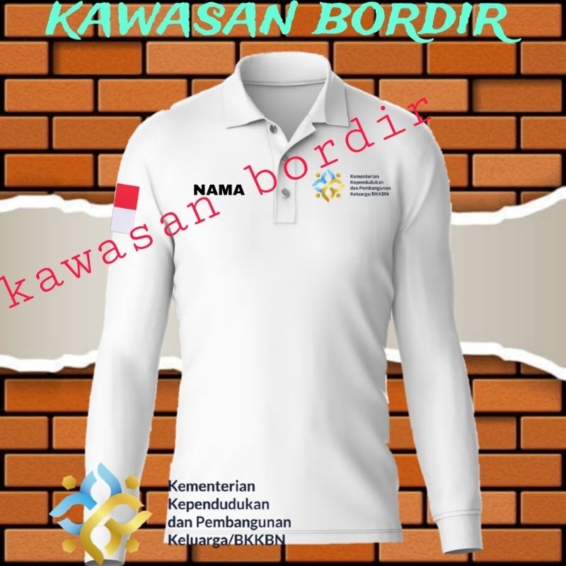 polo shirt KEMENDUKBANGGA BKKBN kaos KEMENDUKBANGGA BKKBN Seragam KEMENDUKBANGGA BKKBN baju KEMENDUK