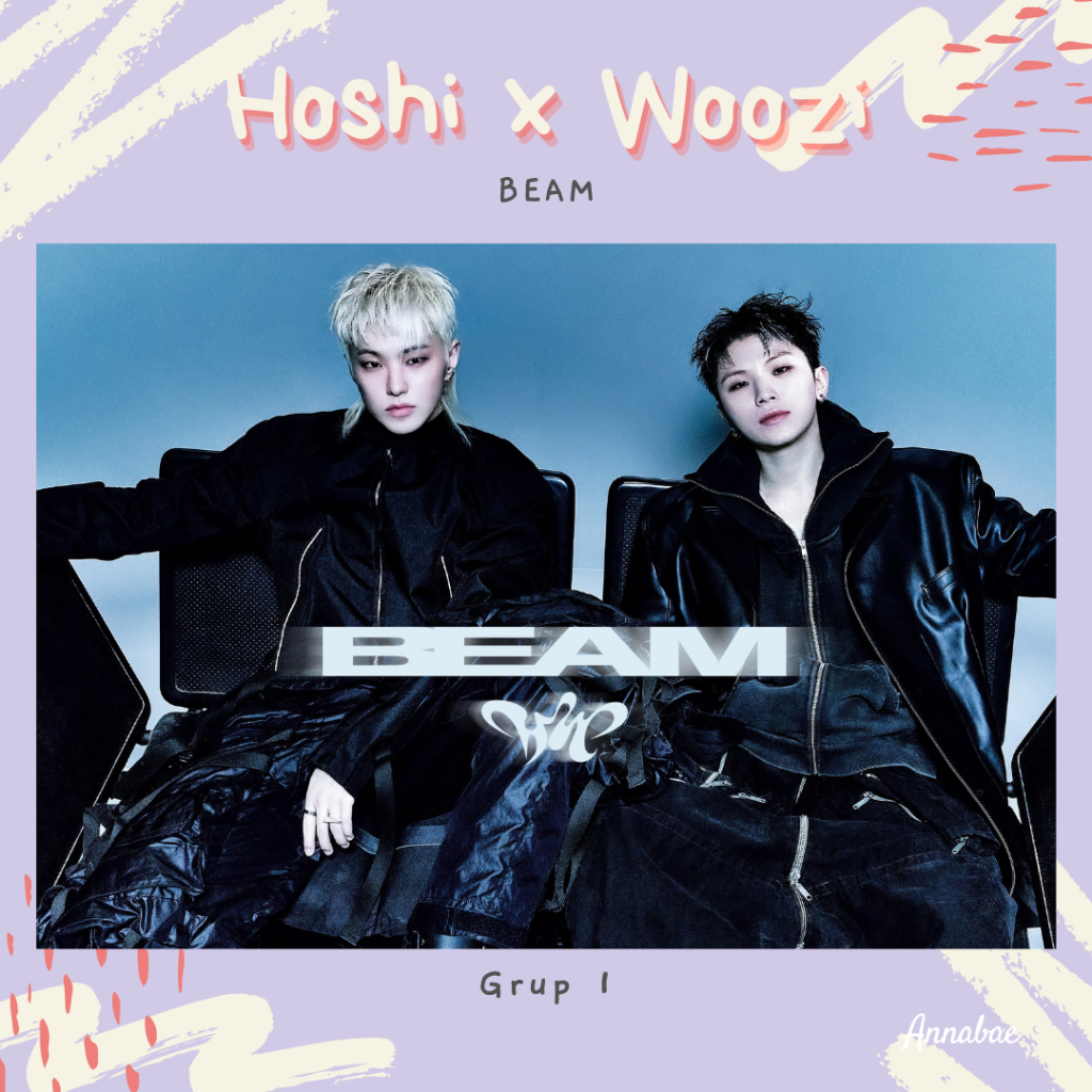 Poster Seventeen Hoshi x Woozi BEAM (PART 2)