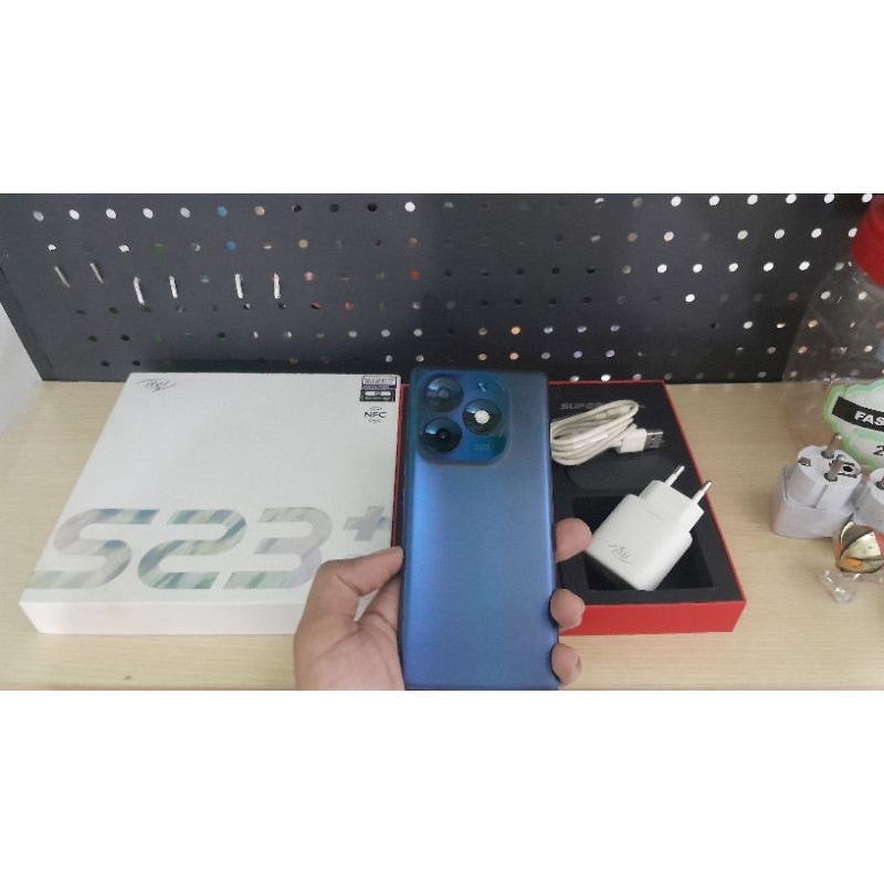 [AzamMediaPonsel] itel S23+ NFC Ram 8/256GB Second Fullset Normal Jaya