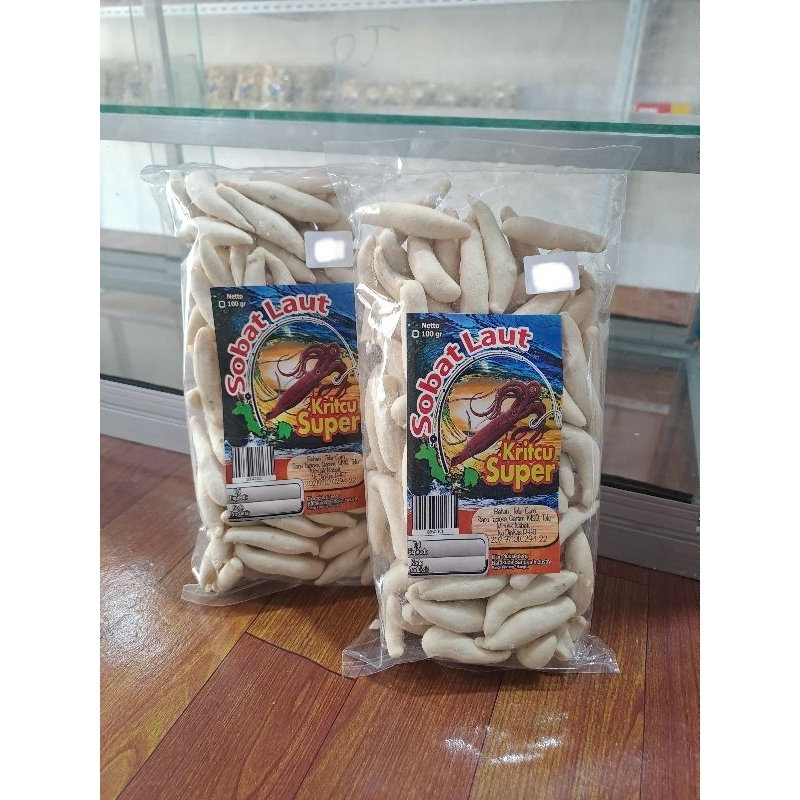 

kritcu super | tusuk gigi sobat laut makanan khas bangka rasa cumi gurih dan renyah bangettt