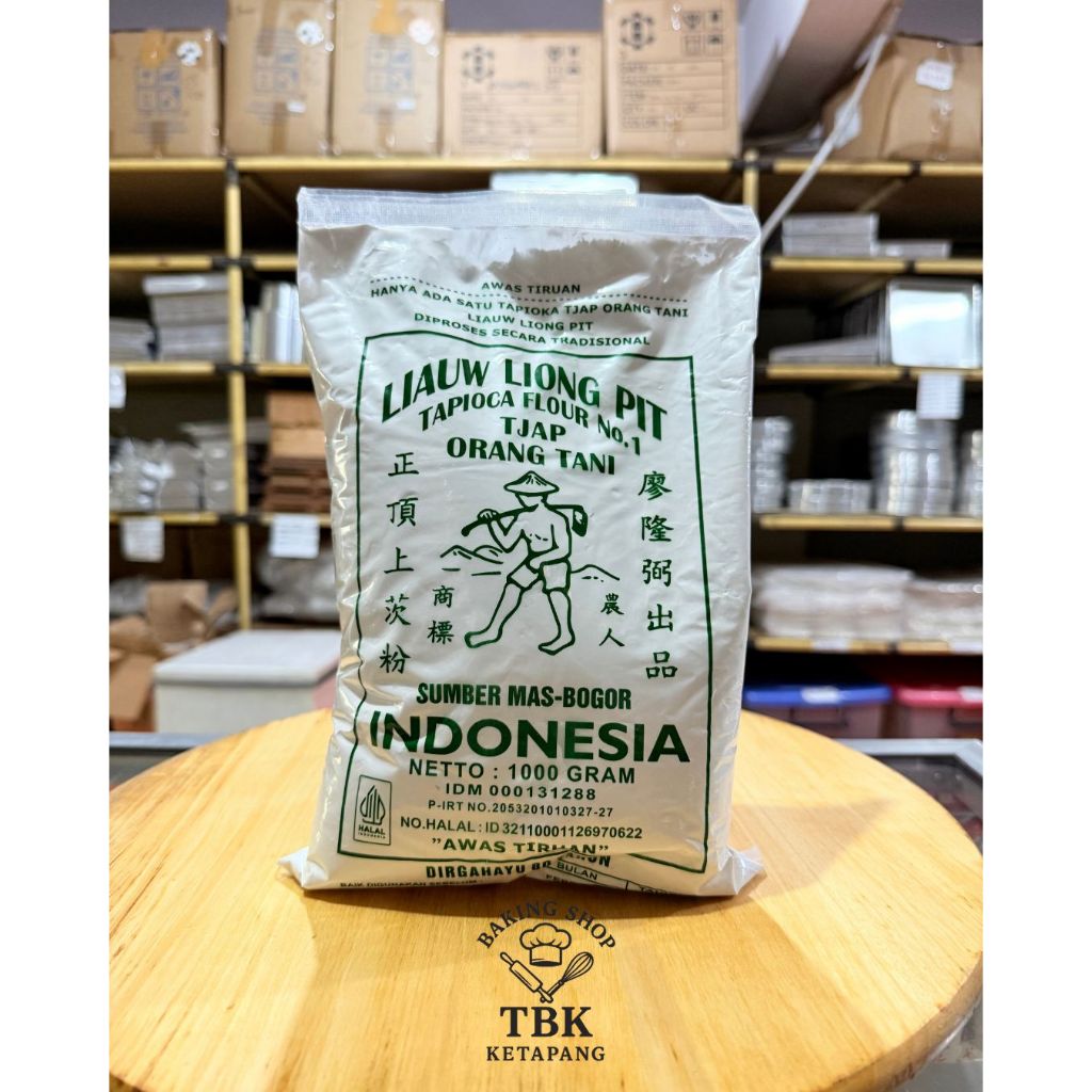 

Tepung Tapioka / Sagu Tani Liauw Liong Pit 1KG
