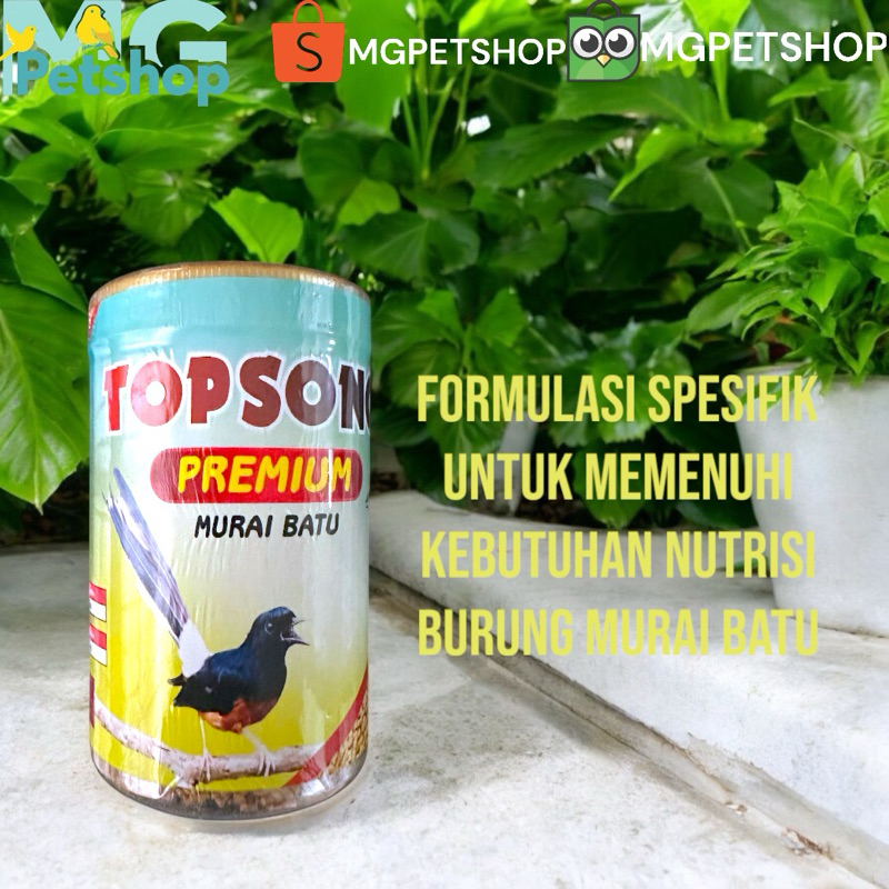 TOPSONG Premium Murai Batu – Pakan Burung Berkualitas untuk Suara Gacor & Tubuh Sehat