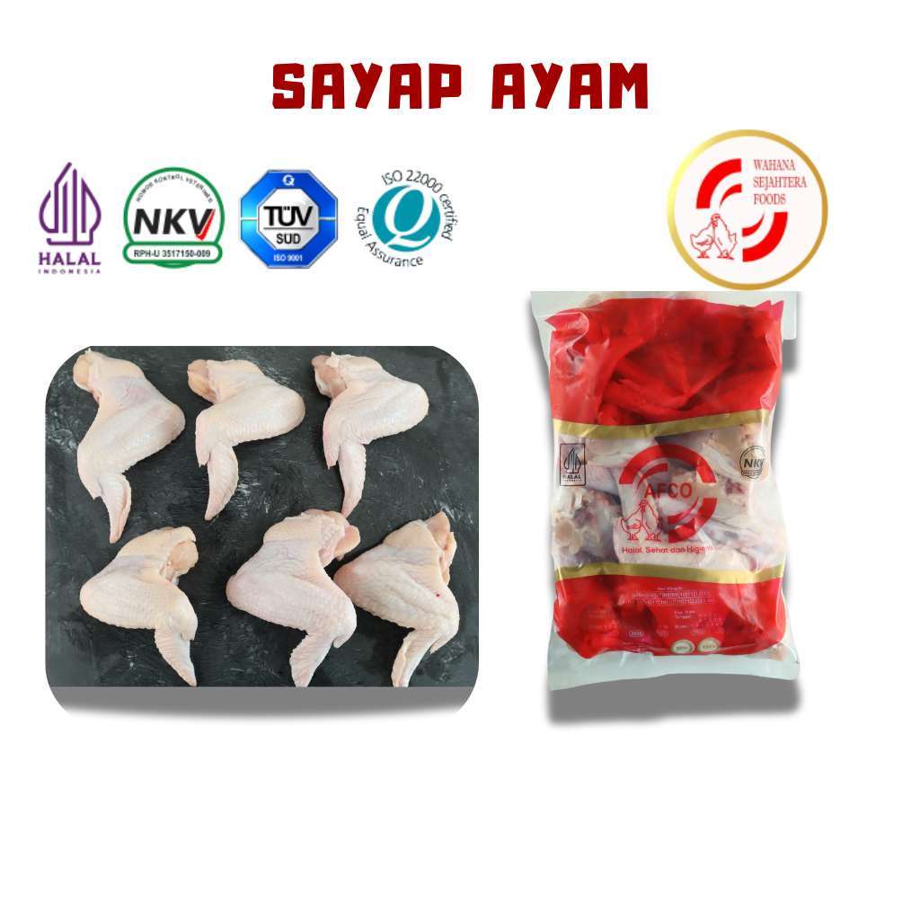 

Sayap Ayam Size Besar Frozen Kemasan 1 Kg