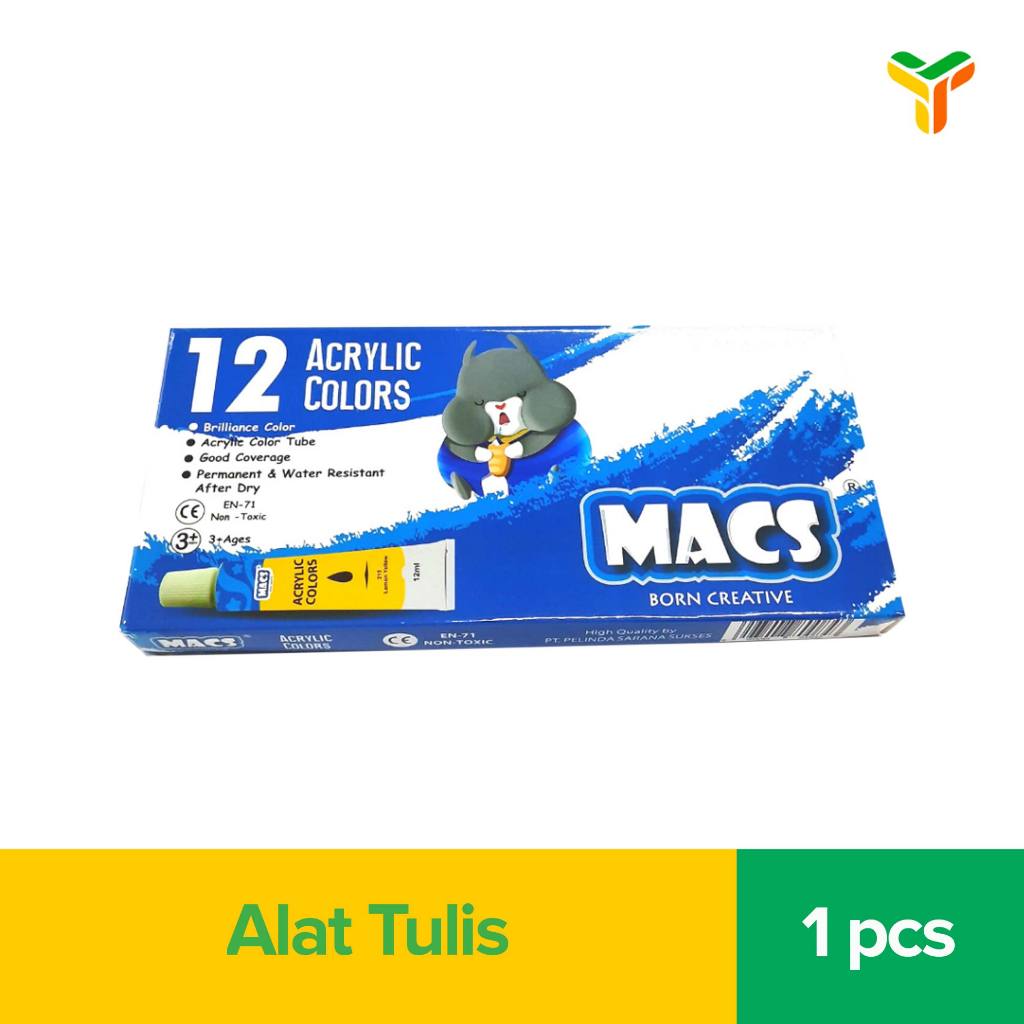 

Macs Acrylic Color Tube 12 Color R0424