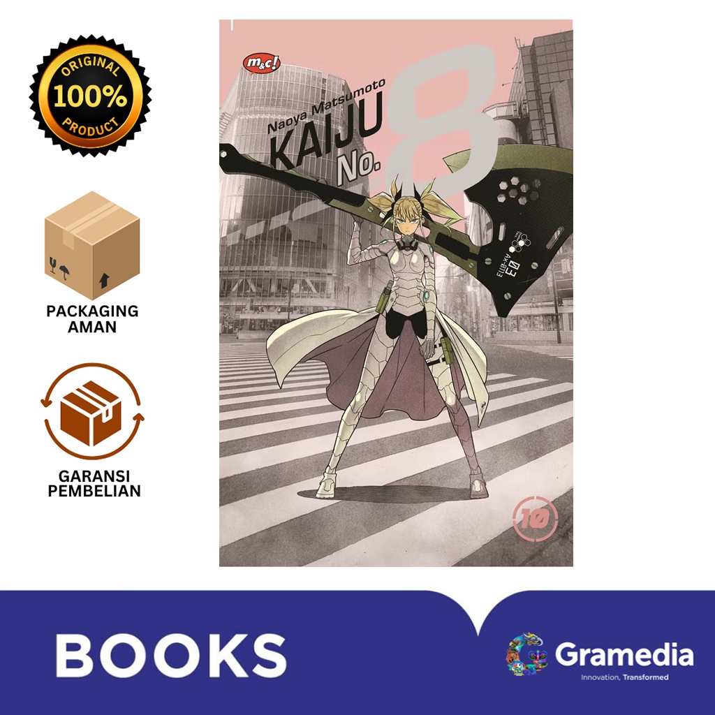 Gramedia Bali - Kaiju No. 8 Vol. 10