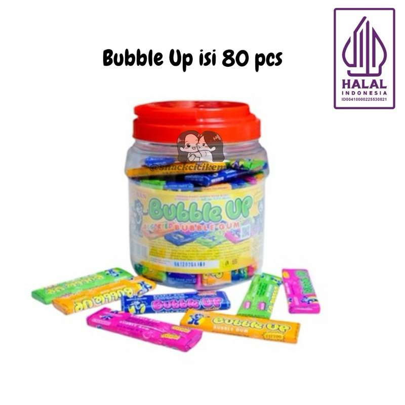 

PUSAN BUBBLE UP PERMEN KARET ISI 80pcs