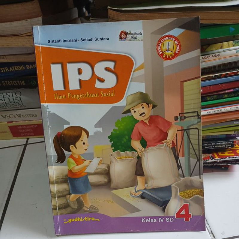 Buku IPS kelas 4 SD Yudhistira