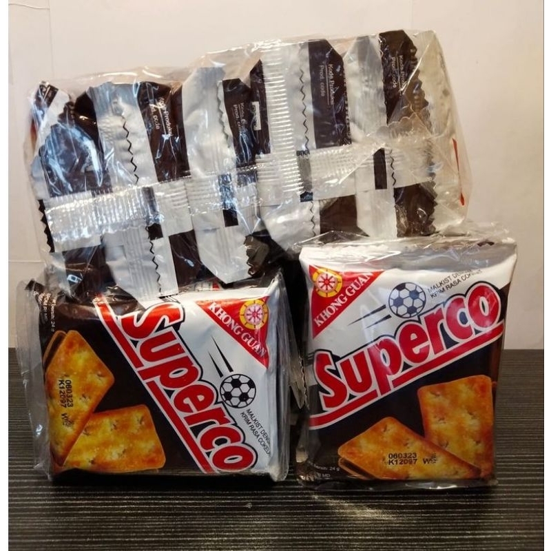 

Biskuit Superco Cokelat KhongGuan 22 gr ,1 Pack isi 10 )