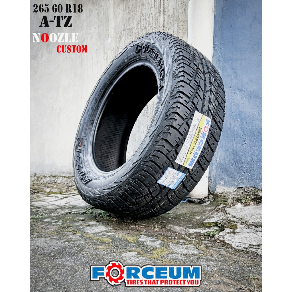 Ban Mobil Fortuner Pajero ring 18 Ban Ukuran 265 60 R18 Merek Forceum AT
