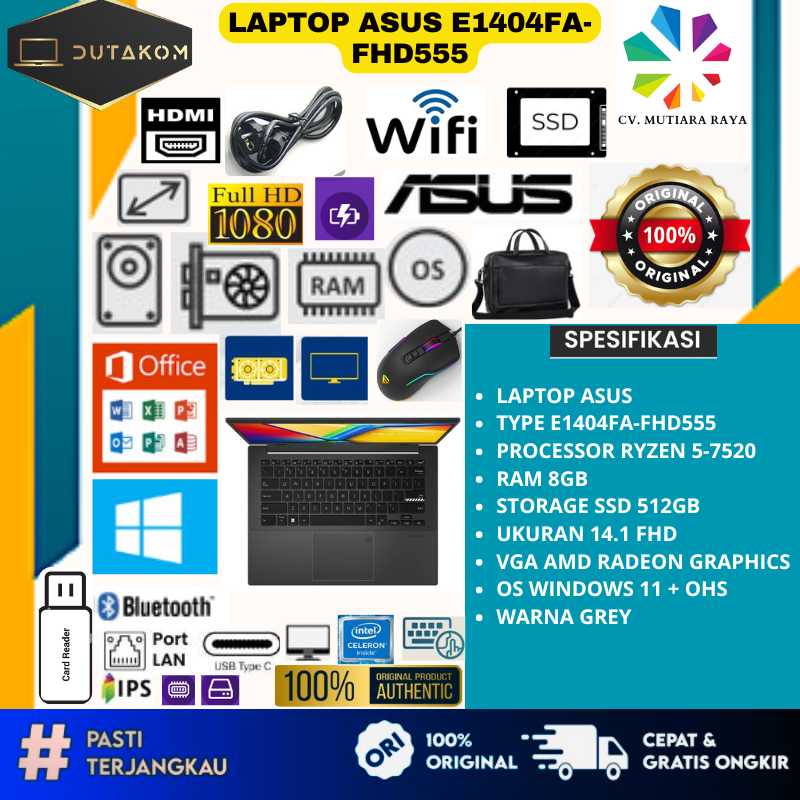 LAPTOP ASUS E1404FA-FHD555