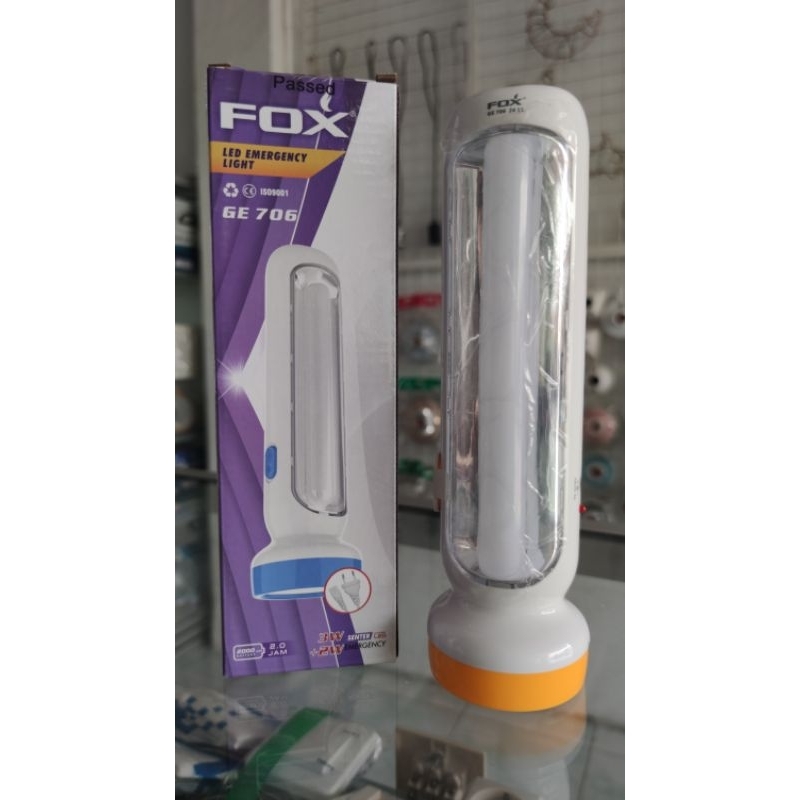senter nyala terang emergency GE706 FOX bisa nyala 2mode