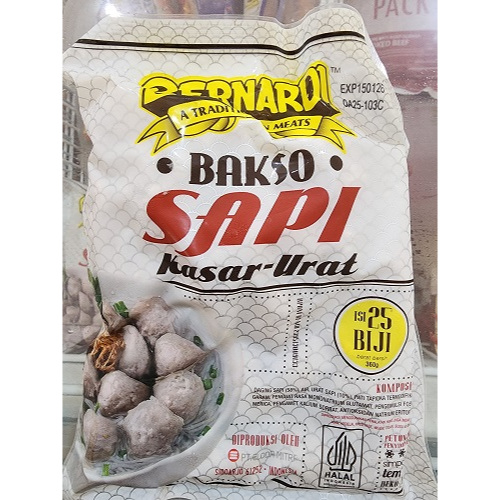 

Bernardi Bakso Sapi Kasar 300 gr