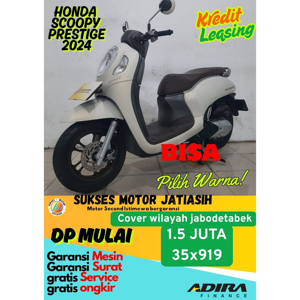 proses registrasi DP motor Scoopy prestige 2024