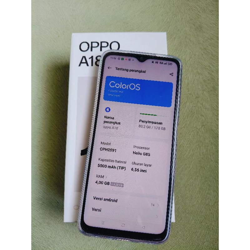 OPPO A18 SECOND