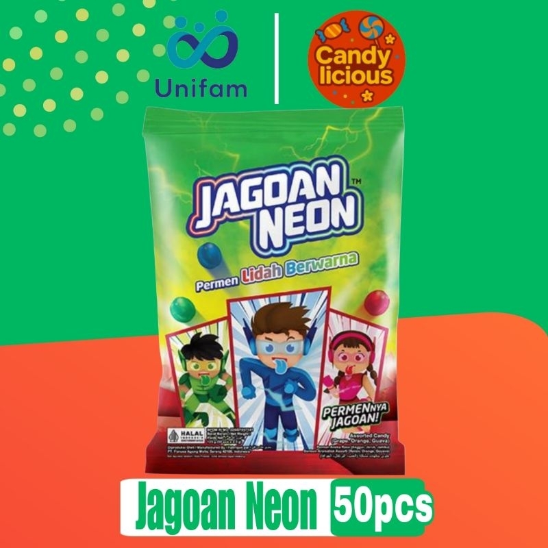 

Permen Jagoan Neon Bag isi 50pcs