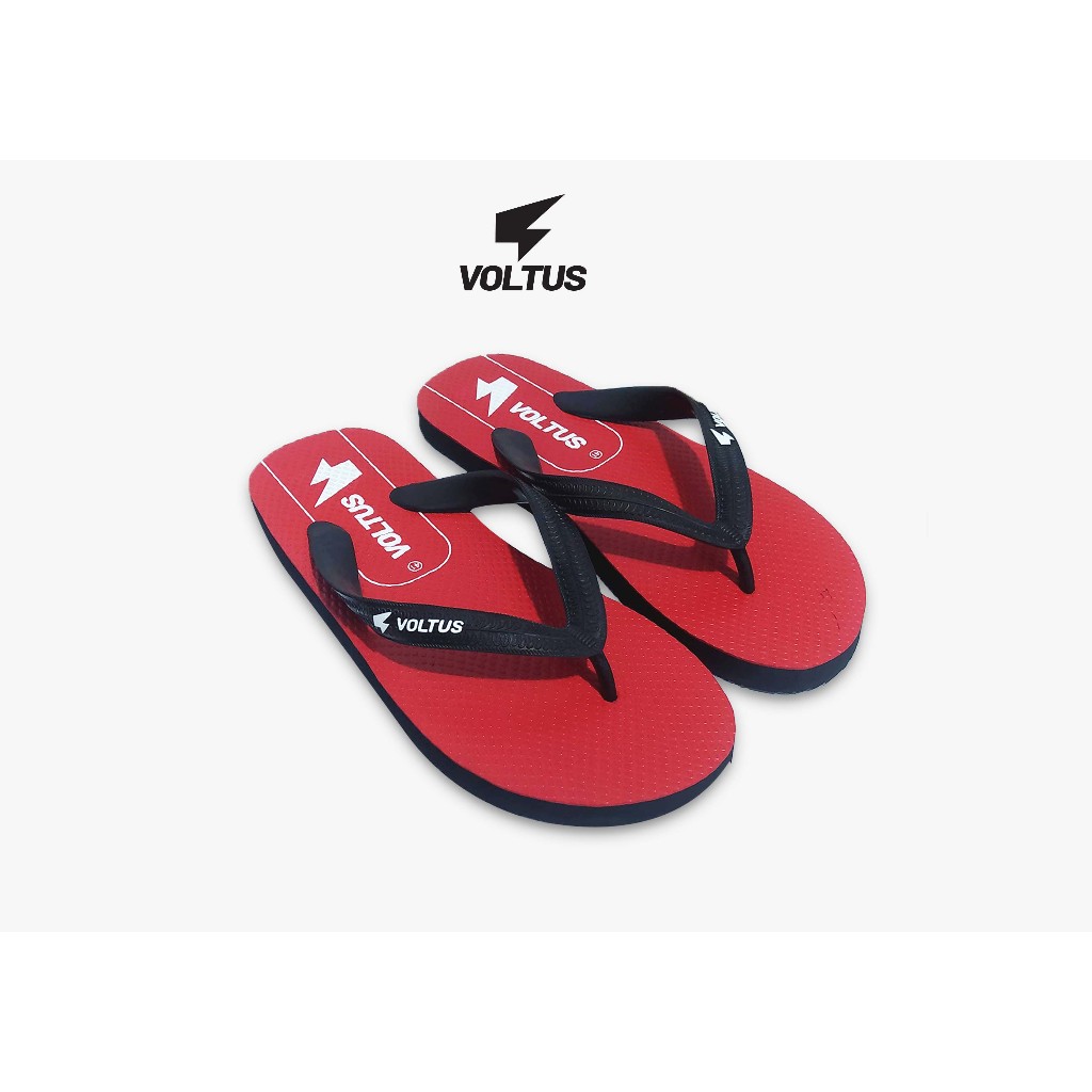 VOLTUS STORE - Sandal Jepit VOLTUS BLACK BASIC Pria Dewasa Original - Size 38-42
