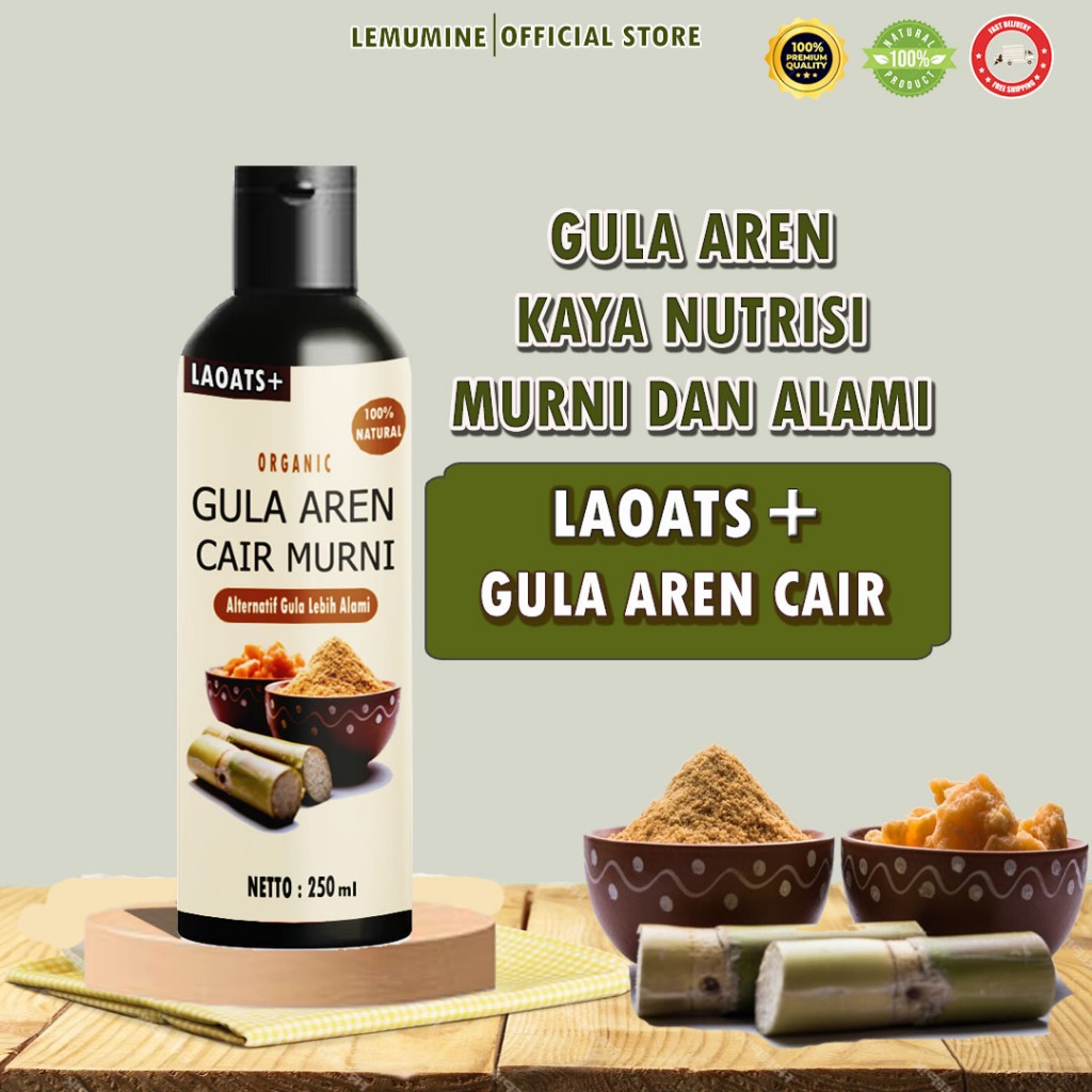 

Gula Aren Brown Sugar Cair Palm Sugar Laoats