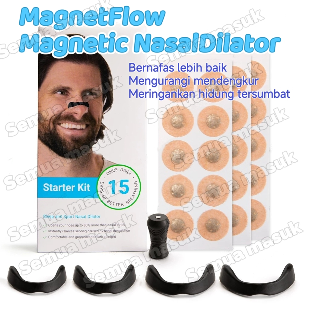 Magnetic Nose Dilator Nasal Dilator/Dilator pernapasan hidung/Sleep and Sport Nasal Dilator Nose Bre