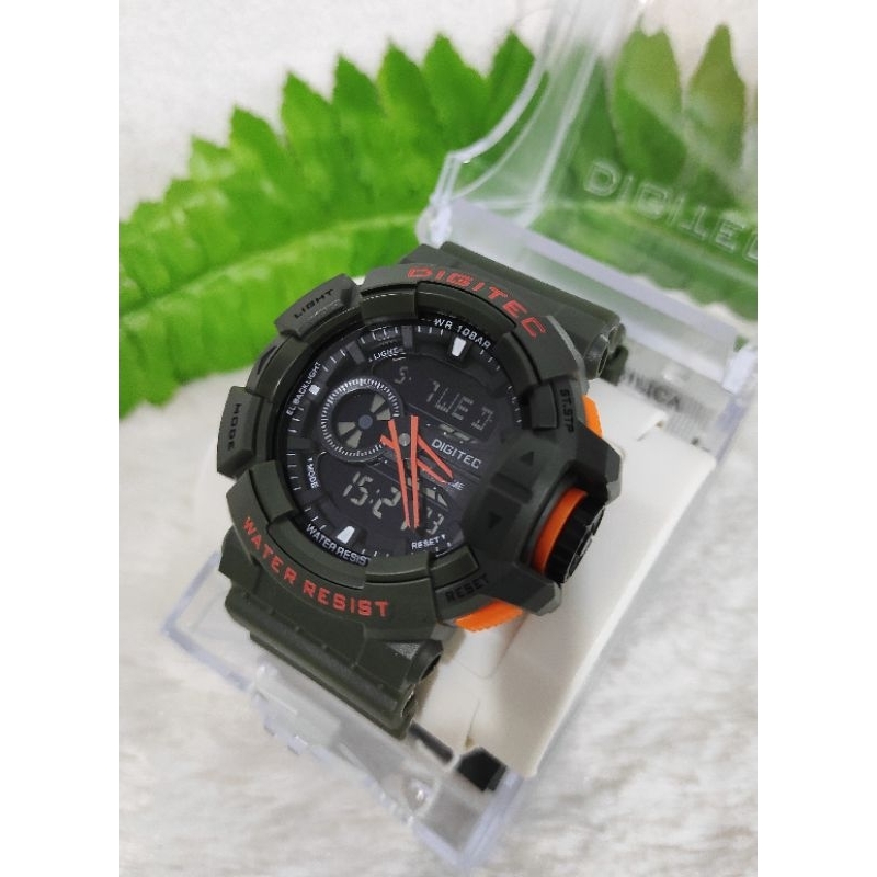 Jam tangan pria keren sporty digitec 2080 original