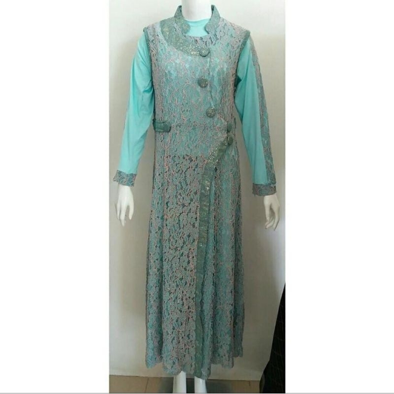 baju gamis perempuan brokat merk modis