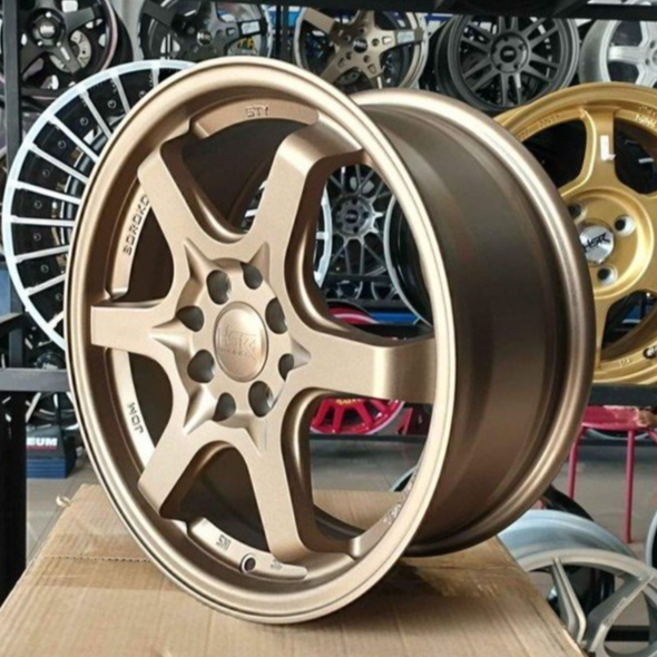 Velg Racing Mobil Fiesta, Binguo, Ring 16 Lebar 7 Velg HSR Wheel STY