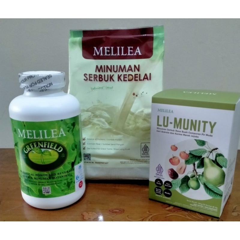 

PAKET MELILEA GREENFIELD LU-Munity SOYA susu kedelai Paket.