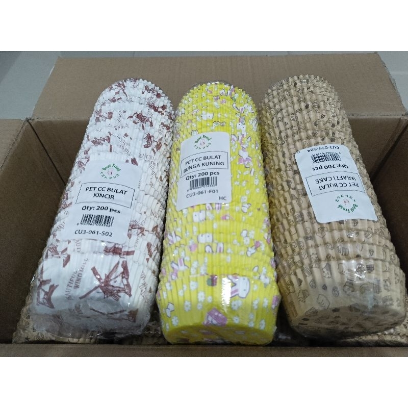 Cup Roti Bulat diameter 8 isi 200pcs