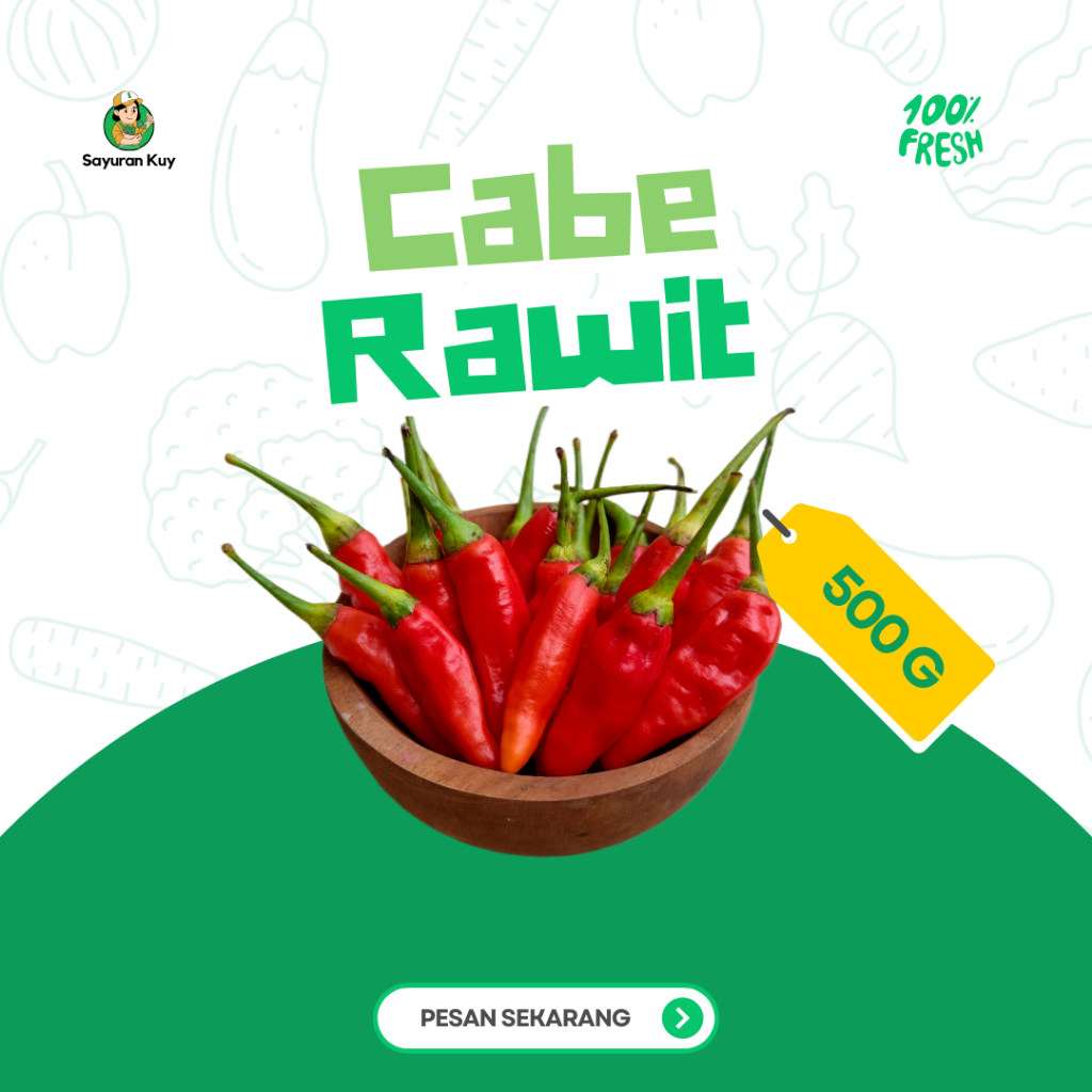 

Cabe Rawit Merah 500gr Fresh