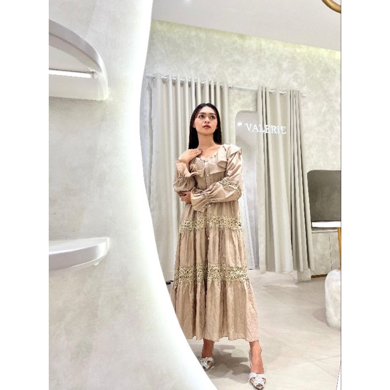 9082 Dress Guangzhou Wanita Import