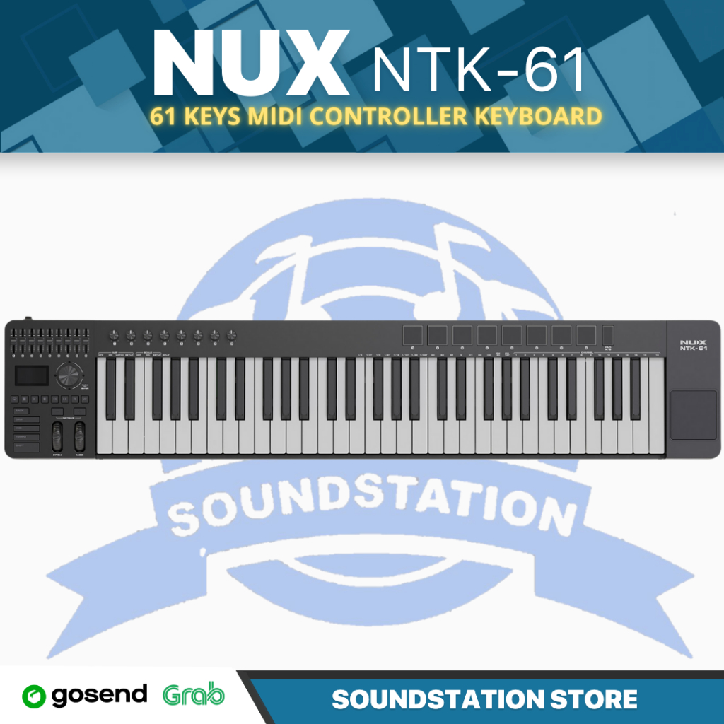 Nux NTK-61 Midi Keyboard Controller 61 Keys - Keyboard