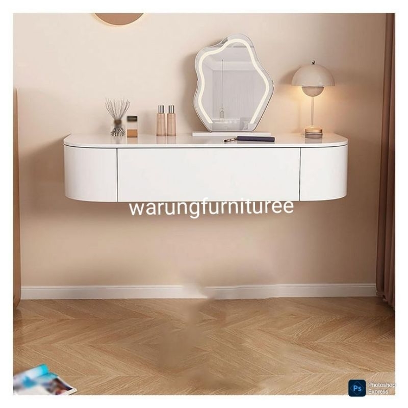 meja rias meja kosmetik gatung minimalis