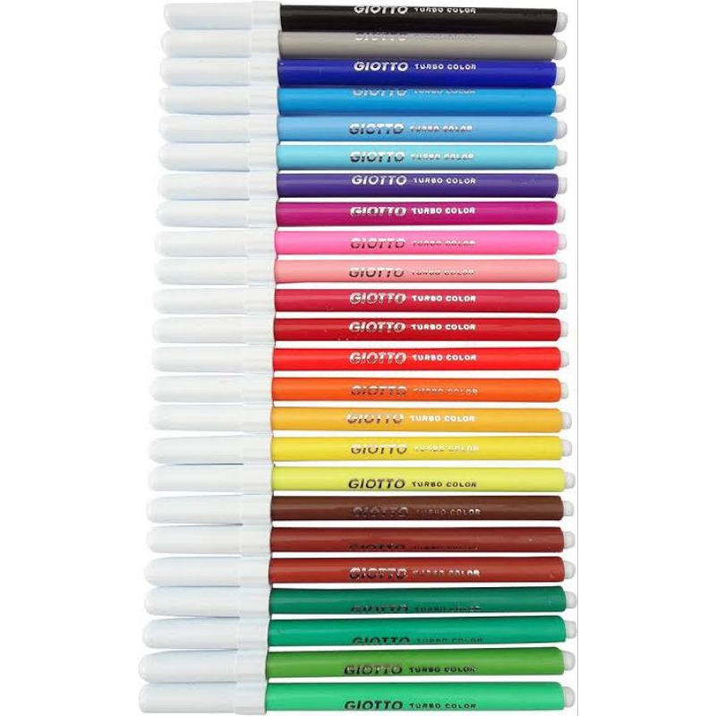 

GIOTTO TURBO COLOR FELT TIP COLORING MARKER SPIDOL WARNA
