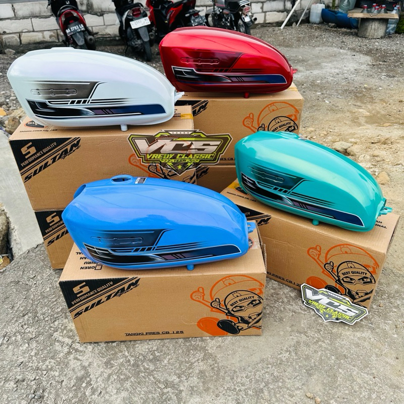 tengki cb 125 SULTAN CAT tangki CB tengki CB PRES SULTAN cat  MODEL GRAFIS lembayung