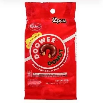

Doowee Donat Salut Cokelat Isi Krim Bavarian 2x30 (donat isi dua)