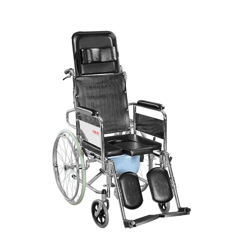 Kursi Roda 3 Fungsi / Kursi Roda Baring / Kursi Roda Toilet - Gea FS 609GC