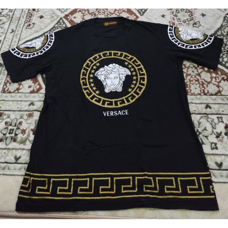 kaos pria preloved versace