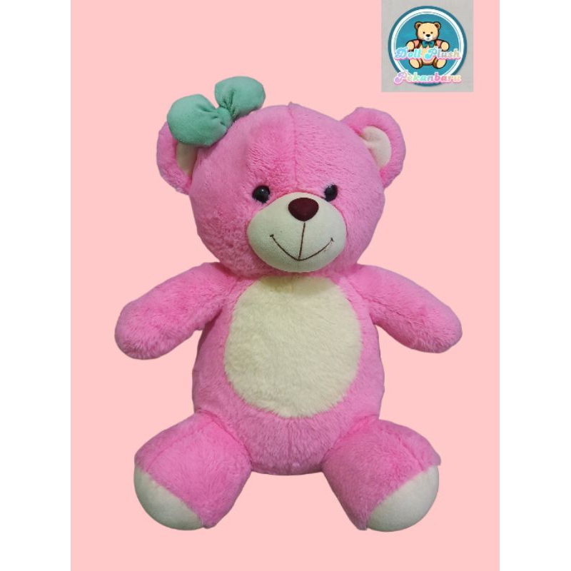 Boneka Jumbo Beruang Pink Size XL
