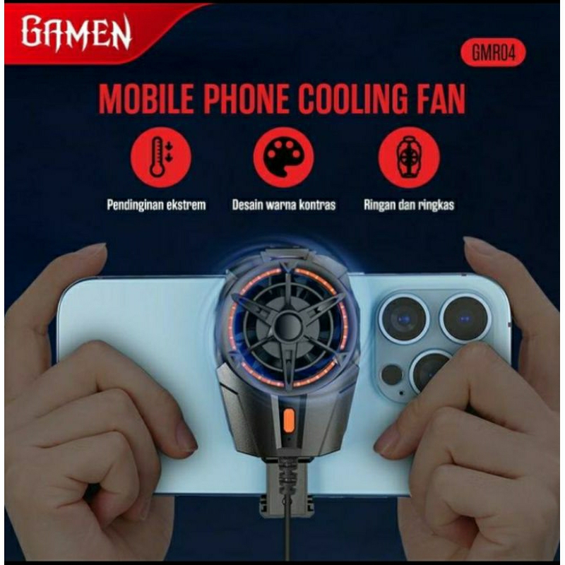 GAMEN GMR04 Fan Cooler Radiator Pendingin Hp Cooling Kipas Hp Gaming