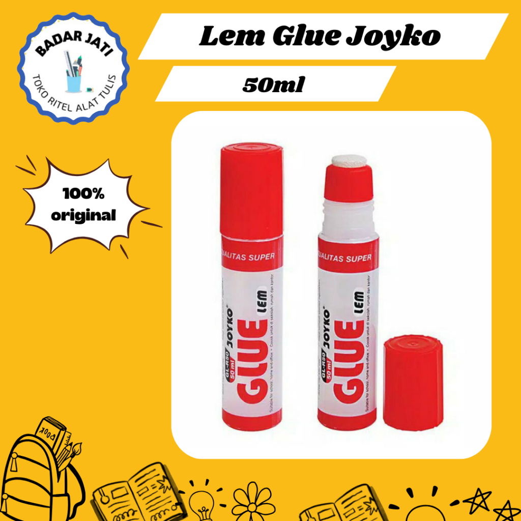 

Lem Cair Joyko GL-R – 50ml | Lem Praktis dan Serbaguna