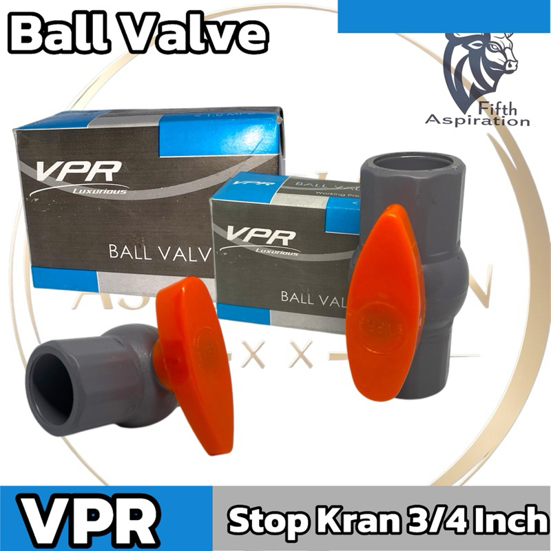 Ball Valve VPR / Stop Kran Air 3/4 Inch