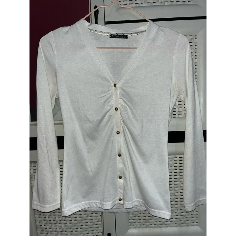 cardigan preloved putih